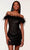 Alyce Paris 4649 - Off-Shoulder Sequin Cocktail Dress Cocktail Dresses