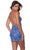 Alyce Paris 4658 - Sequined Scoop Neck Cocktail Dress Party Dresses 0 / Bright Orange-Sand
