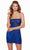 Alyce Paris 4659 - Beaded Strappy Back Cocktail Dress Party Dresses 000 / Royal