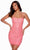 Alyce Paris 4660 - Scoop Scalloped Hem Cocktail Dress Party Dresses 000 / Light Neon Pink