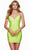 Alyce Paris 4695 - Deep V-Neck Jersey Homecoming Dress Party Dresses 000 / Dragonfly