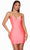 Alyce Paris 4695 - Deep V-Neck Jersey Homecoming Dress Party Dresses