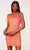 Alyce Paris 4728 - Feather Trimmed Homecoming Dress Special Occasion Dress 000 / Hot Coral