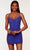 Alyce Paris 4730 - Ruched V-Neck Prom Dress Special Occasion Dress 000 / Cobalt