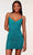 Alyce Paris 4730 - Ruched V-Neck Prom Dress Special Occasion Dress 000 / Lapis
