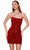 Alyce Paris 4750 - Strappy Sequin Homecoming Dress Special Occasion Dress 000 / Red