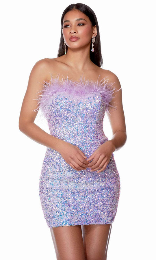 Alyce Paris 4767 - Feathered Sweetheart Homecoming Dress Special Occasion Dress
