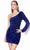 Alyce Paris 4783 - Fringed Long Sleeve Homecoming Dress Special Occasion Dress 000 / Royal
