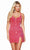 Alyce Paris 4788 - Strappy Lace Up Homecoming Dress Special Occasion Dress 000 / Watermelon