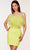 Alyce Paris 4799 - Feather Corset Homecoming Dress Special Occasion Dress 000 / Citronelle