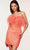 Alyce Paris 4799 - Feather Corset Homecoming Dress Special Occasion Dress 000 / Hot Coral