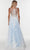 Alyce Paris 61066 - Floral Lace A-Line Evening Gown Evening Dresses 6 / Diamond White Solid