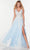 Alyce Paris 61066 - Floral Lace A-Line Evening Gown Evening Dresses 6 / Diamond White Solid