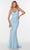 Alyce Paris 61146 - Strappy Open Back Evening Gown Prom Dresses 000 / Light Blue