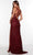 Alyce Paris 61366 - V-Neck Prom Gown With Slit Prom Dresses 4 / Dragonfly