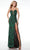 Alyce Paris 61481 - Geometric Beaded Prom Dress Special Occasion Dress 000 / Black-Emerald
