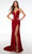 Alyce Paris 61484 - Plunging Sequin Prom Dress Special Occasion Dress 000 / Red