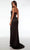 Alyce Paris 61485 - V-Neck Corset Satin Prom Gown Prom Dresses