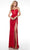 Alyce Paris 61485 - V-Neck Corset Satin Prom Gown Prom Dresses