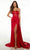 Alyce Paris 61486 - Plunging Corset Prom Dress Special Occasion Dress 000 / Red