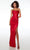 Alyce Paris 61492 - Scoop Neck Ruched Prom Gown Prom Dresses 00 / Red