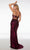 Alyce Paris 61499 - Metallic Plunging V-Neck Prom Gown Prom Dresses
