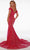 Alyce Paris 61502 - Detachable Feather Sleeve Prom Gown Special Occasion Dress