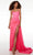 Alyce Paris 61522 - Corset Bodice Sleeveless Prom Gown Special Occasion Dress 000 / Neon Pink