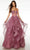 Alyce Paris 61524 - Glittered Illusion Waist Prom Gown Prom Dresses 000 / Pink Lavender