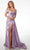 Alyce Paris 61571 - Off Shoulder Satin Prom Dress Special Occasion Dress 000 / Light Orchid
