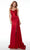 Alyce Paris 61571 - Off Shoulder Satin Prom Dress Special Occasion Dress 000 / Red