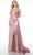 Alyce Paris 61571 - Off Shoulder Satin Prom Dress Special Occasion Dress 000 / Rosewood