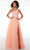Alyce Paris 61624 - Lace Appliqued Asymmetric Prom Gown Special Occasion Dress 000 / Neon Coral