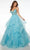 Alyce Paris 61672 - Beaded V-Neck Ruffled Ballgown Special Occasion Dress