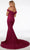 Alyce Paris 61706 - Feather Off Shoulder Prom Gown Special Occasion Dress