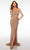 Alyce Paris 61717 - Crystal Mesh Strapless Evening Dress Evening Dresses 00 / Tan