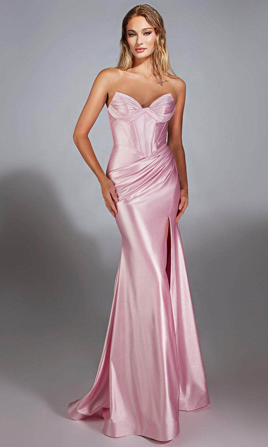 Alyce Paris 61733 - Metallic Strapless Sheath Gown