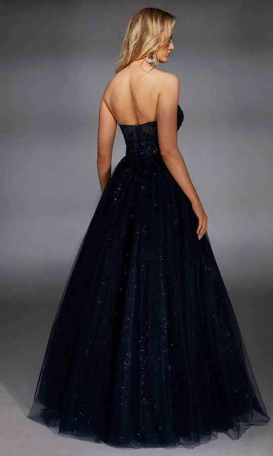 Alyce Paris 61846 - Glitter Plunge Ballgown Clearance Sale