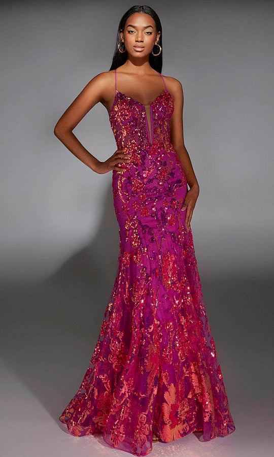 Alyce Paris 61854 - Dazzling Sequin Mermaid Gown