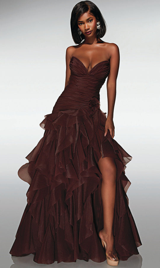 Alyce Paris 62024 - Layered Strapless Gown With Sweetheart Bodice