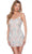 Alyce Paris 84012 - Beaded Sleeveless Cocktail Dress Party Dresses 000 / Rosewater