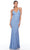 Alyce Paris 88003 - Crisscross Back Beaded Prom Dress Prom Dresses 6 / Periwinkle