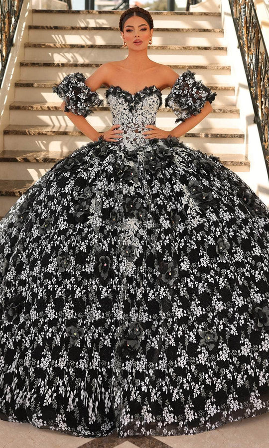 Amarra 54206 - Embroidered Strapless Ballgown