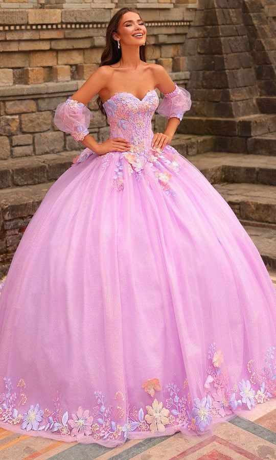Amarra 54234 - Floral Embroidered Sweetheart Ballgown