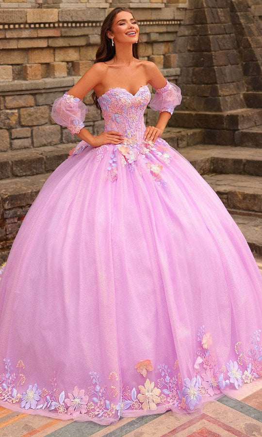 Amarra 54234 - Floral Embroidered Sweetheart Ballgown