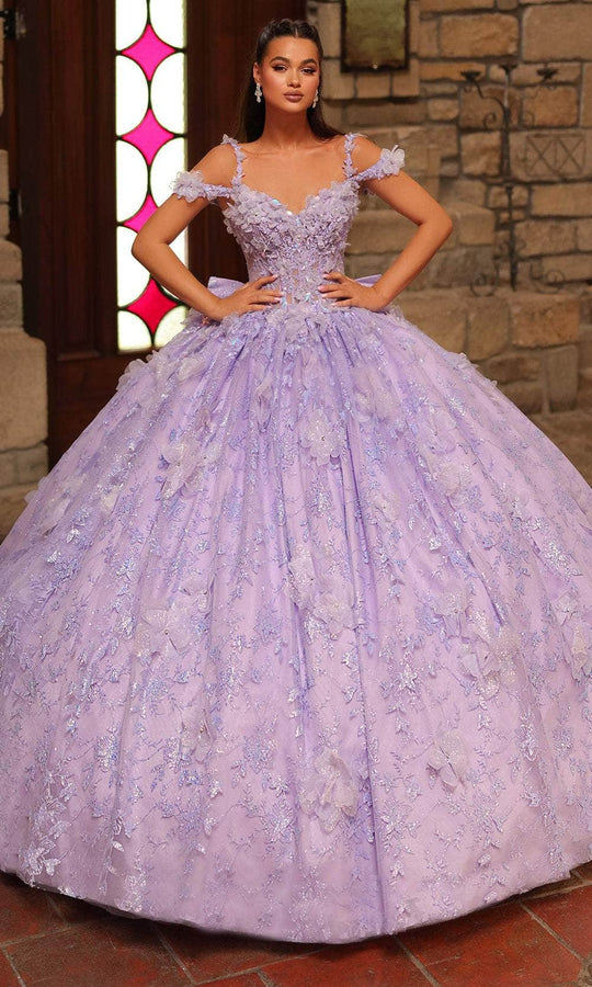 Amarra 54243 - Sweetheart Neck 3D Floral Applique Ballgown