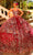 Amarra 54275 - Semi-Sweetheart Ballgown with Bolero Special Occasion Dress 00 / Wine/Gold