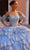 Amarra 54300 - V-Neck Ruffle Tiered Ballgown Special Occasion Dress