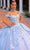 Amarra 54305 - Off-Shoulder 3D Floral Embellished Ballgown Special Occasion Dress