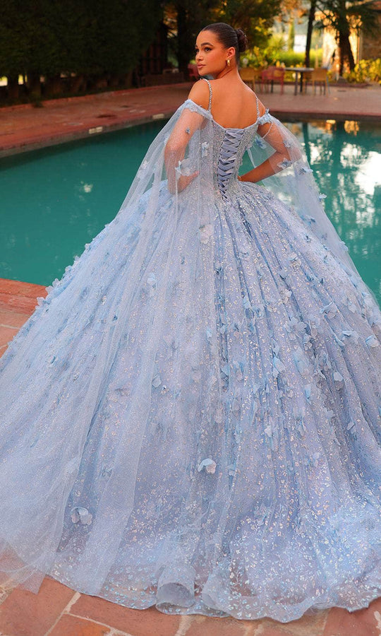 Amarra 54308 - Sweetheart Floral Appliqued Ballgown